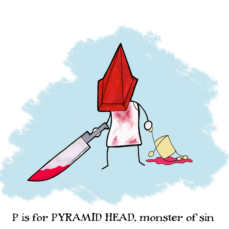Illustration for article titled Learn Your ABCs With Our Video Game Horror Alphabet Book